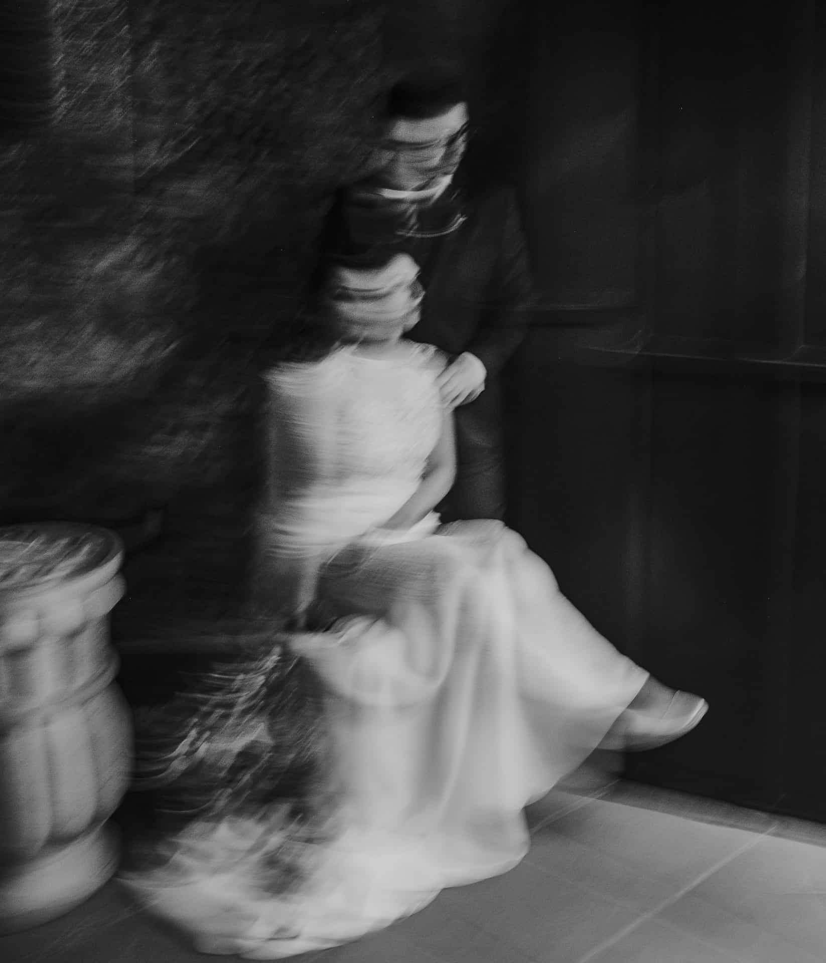 Motion Blur Wedding Photography - Joel and Justyna Bedford;